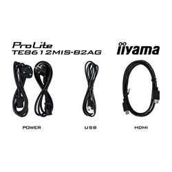iiyama ProLite TE8612MIS-B2AG 86", 4k UHD, Infrared 40pt touch, PC slot, 24/7, VA, Anti-glare coating, 32GB internal memory, HDMI, USB-C, Android 11 OS thumbnail 19