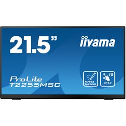 iiyama ProLite touch screen monitor T2255MSC-B1 22" Black, IPS, Full HD, Projective Capacitive 10pt touch, HDMI, DisplayPort, Edge to edge glass thumbnail 0