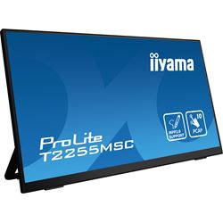 iiyama ProLite touch screen monitor T2255MSC-B1 22" Black, IPS, Full HD, Projective Capacitive 10pt touch, HDMI, DisplayPort, Edge to edge glass thumbnail 2