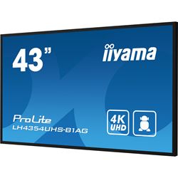 iiyama ProLite monitor LH4354UHS-B1AG 43", Digital Signage, IPS, HDMI, DisplayPort, 4K, 24/7, Landscape/Portrait, Media Player, Intel® SDM slot, Wifi, Anti-Glare thumbnail 11