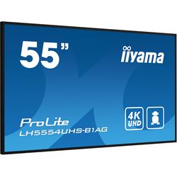 iiyama Prolite monitor LH5554UHS-B1AG 55" IPS, 4K, 24/7, Landscape/Portrait, featuring Android OS, FailOver and Intel® SDM slot, Anti-glare thumbnail 2