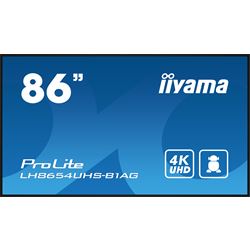 iiyama ProLite LH8654UHS-B1AG 86", 24/7, 4K, IPS, HDMI, landscape/portrait, Wifi, Android OS, FailOver and Intel® SDM slot, Anti-Glare thumbnail 0