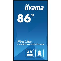 iiyama ProLite LH8654UHS-B1AG 86", 24/7, 4K, IPS, HDMI, landscape/portrait, Wifi, Android OS, FailOver and Intel® SDM slot, Anti-Glare thumbnail 1