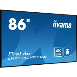 iiyama ProLite LH8654UHS-B1AG 86", 24/7, 4K, IPS, HDMI, landscape/portrait, Wifi, Android OS, FailOver and Intel® SDM slot, Anti-Glare thumbnail 2