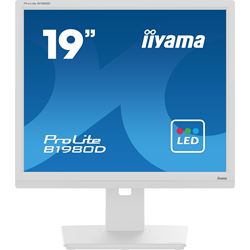 TO CLEAR: iiyama ProLite monitor B1980D-W1 19" 5:4, Height Adjustable, White