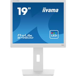 TO CLEAR: iiyama ProLite monitor B1980D-W1 19" 5:4, Height Adjustable, White thumbnail 2
