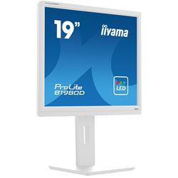 TO CLEAR: iiyama ProLite monitor B1980D-W1 19" 5:4, Height Adjustable, White thumbnail 3