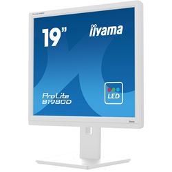 TO CLEAR: iiyama ProLite monitor B1980D-W1 19" 5:4, Height Adjustable, White thumbnail 4