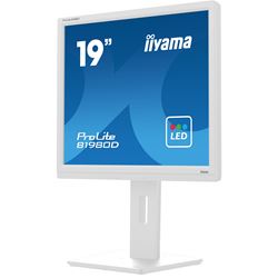 TO CLEAR: iiyama ProLite monitor B1980D-W1 19" 5:4, Height Adjustable, White thumbnail 6