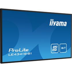 iiyama ProLite monitor LE4341S-B1 43", IPS, 18/7 Hours Operation, LAN Control, Media playback, glossy finish thumbnail 2