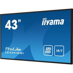 iiyama ProLite monitor LE4341S-B1 43", IPS, 18/7 Hours Operation, LAN Control, Media playback, glossy finish thumbnail 3