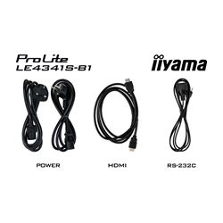 iiyama ProLite monitor LE4341S-B1 43", IPS, 18/7 Hours Operation, LAN Control, Media playback, glossy finish thumbnail 12