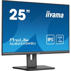 iiyama ProLite monitor XUB2595WSU-B5, 25", IPS, Height Adjustable and Pivot function, 1920 x 1200, HDMI, DisplayPort, USB Hub, FreeSync  thumbnail 2