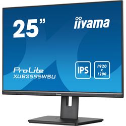 iiyama ProLite monitor XUB2595WSU-B5, 25", IPS, Height Adjustable and Pivot function, 1920 x 1200, HDMI, DisplayPort, USB Hub, FreeSync  thumbnail 4
