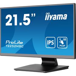 iiyama ProLite monitor T2252MSC-B2  22" Black, IPS, Full HD, Projective Capacitive 10pt touch, HDMI, Display Port thumbnail 4