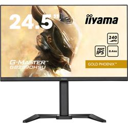 iiyama G-Master Gold Phoenix gaming monitor GB2590HSU-B5 24.5" Black, Ultra Slim Bezel, Full HD, 240Hz, 0.4ms, FreeSync, HDMI, Display Port, USB Hub