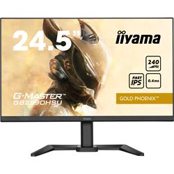 iiyama G-Master Gold Phoenix gaming monitor GB2590HSU-B5 24.5" Black, Ultra Slim Bezel, Full HD, 240Hz, 0.4ms, FreeSync, HDMI, Display Port, USB Hub thumbnail 1