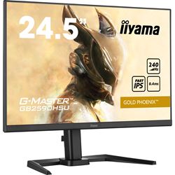 iiyama G-Master Gold Phoenix gaming monitor GB2590HSU-B5 24.5" Black, Ultra Slim Bezel, Full HD, 240Hz, 0.4ms, FreeSync, HDMI, Display Port, USB Hub thumbnail 4
