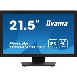 iiyama ProLite monitor T2234MSC-B1S 22", Projective Capacitive 10pt touch, HDMI, DisplayPort, 16:9, IPS, Scratch resistive, Anti-fingerprint coating thumbnail 0