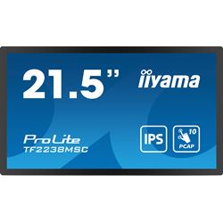 iiyama ProLite monitor TF2238MSC-B1 22", Optical bonded PCap, edge to edge glass, 10pt touch, Anti-glare, HDMI, DP, IPS, Scratch resistive, Anti-fingerprint coating thumbnail 0