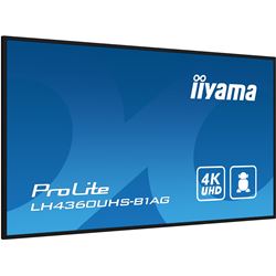 iiyama ProLite LH4360UHS-B1AG 43", VA, 4K, 24/7 Hours Operation, HDMI x 3,  Landscape/Portrait, Android OS and FailOver thumbnail 4