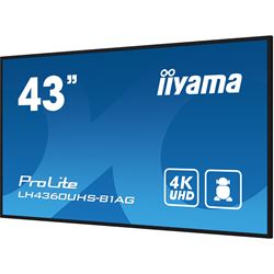 iiyama ProLite LH4360UHS-B1AG 43", VA, 4K, 24/7 Hours Operation, HDMI x 3,  Landscape/Portrait, Android OS and FailOver thumbnail 5