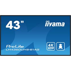 iiyama ProLite LH4360UHS-B1AG 43", VA, 4K, 24/7 Hours Operation, HDMI x 3,  Landscape/Portrait, Android OS and FailOver thumbnail 0