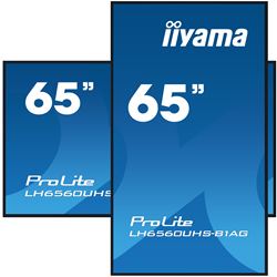 iiyama ProLite LH6560UHS-B1AG 65", VA, 4K, 24/7 Hours Operation, HDMI x 3,  Landscape/Portrait, Android OS and FailOver thumbnail 3