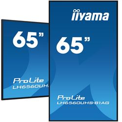 iiyama ProLite LH6560UHS-B1AG 65", VA, 4K, 24/7 Hours Operation, HDMI x 3,  Landscape/Portrait, Android OS and FailOver thumbnail 4