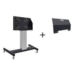 iiyama MD 062B7275 A, Floor lift on wheels for (touch) flat screens max 120 kg with lockable lid for protection thumbnail 2