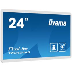 iiyama ProLite TW2424AS-W1, 24” IPS, White, Full HD PCAP 10pt touch screen with Android and anti glare coating thumbnail 1