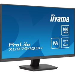 iiyama ProLite XU2794QSU-B6, 27" WQHD resolution, Ultra Slim, VA, HDMI, DP, 100hz refresh rate thumbnail 2