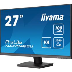 iiyama ProLite XU2794QSU-B6, 27" WQHD resolution, Ultra Slim, VA, HDMI, DP, 100hz refresh rate thumbnail 3