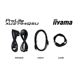iiyama ProLite XU2794QSU-B6, 27" WQHD resolution, Ultra Slim, VA, HDMI, DP, 100hz refresh rate thumbnail 11
