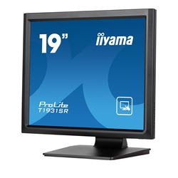 iiyama ProLite monitor T1931SR-B1S 19" Black, 5:4, Resistive single touch, HDMI, Display Port, IP54 rated thumbnail 1