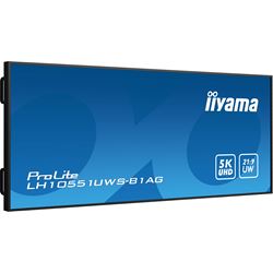 iiyama ProLite LH10551UWS-B1AG 105", specialised 21:9 panoramic commercial signage, 24/7, 5K, IPS, HDMI, landscape/portrait, OPS slot, Anti-Glare thumbnail 4