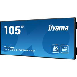 iiyama ProLite LH10551UWS-B1AG 105", specialised 21:9 panoramic commercial signage, 24/7, 5K, IPS, HDMI, landscape/portrait, OPS slot, Anti-Glare thumbnail 5