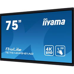iiyama ProLite monitor TE7514MIS-B1AG 75", 4k UHD, Infrared 50pt touch, Anti-glare coating, VA, HDMI, features Note, Browser & Cloud Drive, iiWare 11 thumbnail 3