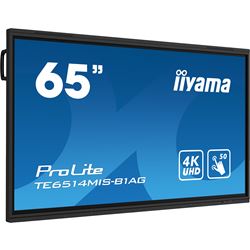 iiyama ProLite monitor TE6514MIS-B1AG 65", 4k UHD, Infrared 50pt touch, Anti-glare coating, VA, HDMI, features Note, Browser & Cloud Drive, iiWare 11 thumbnail 1