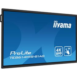 iiyama ProLite monitor TE8614MIS-B1AG 86", 4k UHD, Infrared 50pt touch, Anti-glare coating, VA, HDMI, features Note, Browser & Cloud Drive, iiWare 11 thumbnail 2