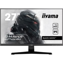 iiyama G-Master Black Hawk gaming monitor G2745HSU-B1 27" Black, IPS, 100Hz, 1ms, FreeSync, HDMI, Display Port, USB Hub thumbnail 0