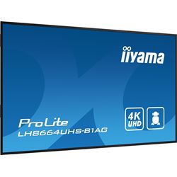 iiyama ProLite LH8664UHS-B1AG 86", 24/7, 4K, IPS, HDMI, landscape/portrait, Wifi, Android OS, signal FailOver, 500cd/m² high brightness, Anti-Glare thumbnail 5