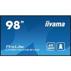 iiyama ProLite LH9875UHS-B1AG 98", 24/7, 4K, IPS, HDMI, landscape/portrait, Wifi, Android OS, FailOver and Intel® SDM slot, Anti-Glare thumbnail 0