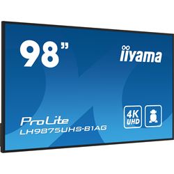 iiyama ProLite LH9875UHS-B1AG 98", 24/7, 4K, IPS, HDMI, landscape/portrait, Wifi, Android OS, FailOver and Intel® SDM slot, Anti-Glare thumbnail 2