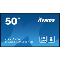 iiyama Prolite monitor LH5054UHS-B1AG 50" Digital Signage, VA panel, Slim Bezel, Anti-Glare, 4K UHD, 24/7, Landscape/Portrait, with Intel® SDM slot thumbnail 0