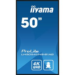 iiyama Prolite monitor LH5054UHS-B1AG 50" Digital Signage, VA panel, Slim Bezel, Anti-Glare, 4K UHD, 24/7, Landscape/Portrait, with Intel® SDM slot thumbnail 1