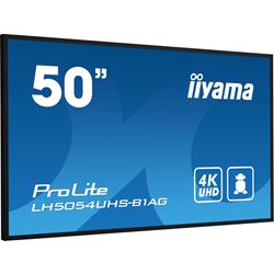 iiyama Prolite monitor LH5054UHS-B1AG 50" Digital Signage, VA panel, Slim Bezel, Anti-Glare, 4K UHD, 24/7, Landscape/Portrait, with Intel® SDM slot thumbnail 2