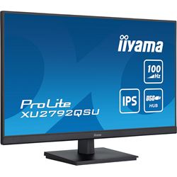iiyama ProLite monitor XU2792QSU-B6 27" IPS, 2560x1440, 100hz, FreeSync, Ultra Slim Bezel, Black, HDMI, Display Port, USB Hub,  thumbnail 2