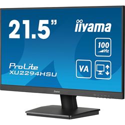 iiyama ProLite monitor XU2294HSU-B6 22" VA panel, USB hub, HDMI, 100hz refresh rate, 1ms thumbnail 3