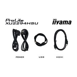 iiyama ProLite monitor XU2294HSU-B6 22" VA panel, USB hub, HDMI, 100hz refresh rate, 1ms thumbnail 11